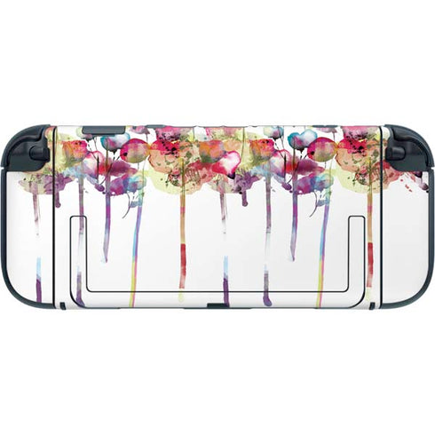 Painted Flowers Nintendo Switch 2 (2025) with Joy-Con Skin